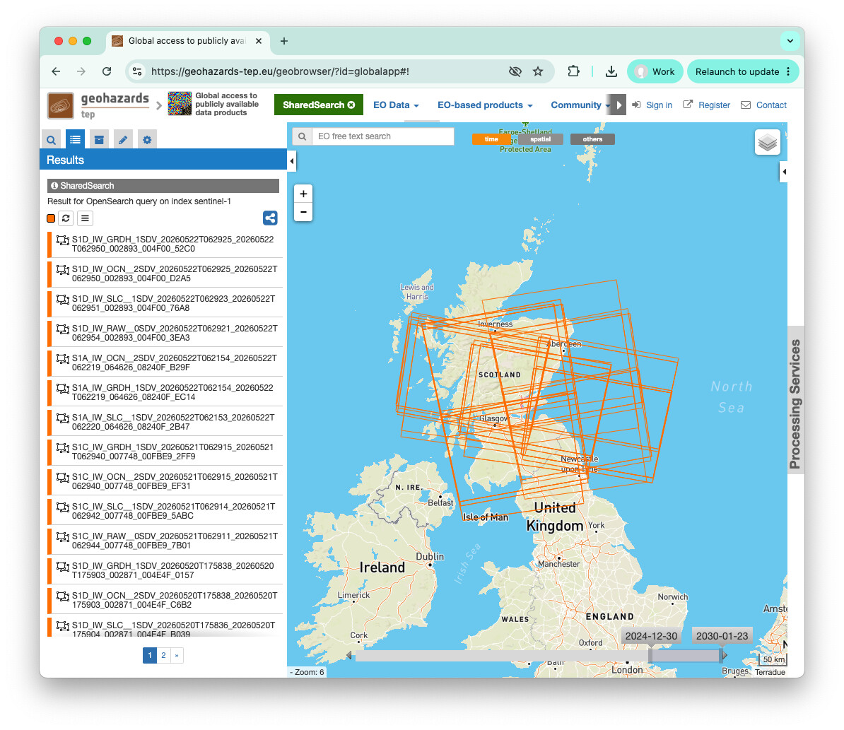 Open this search in the GEP Geobrowser